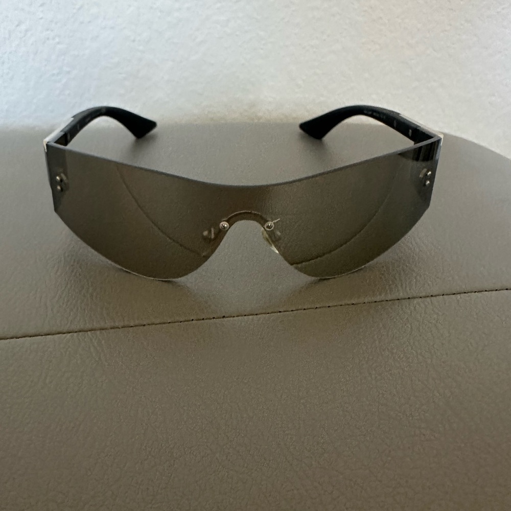 Versace Mirrored Silver Greca Sunglasses VE 2241
